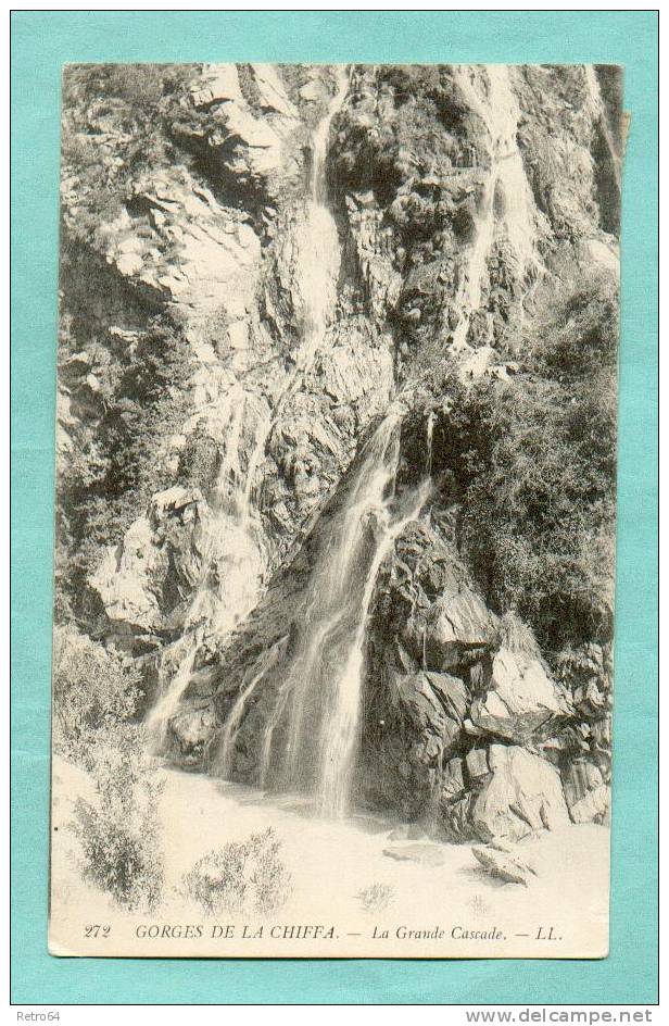 CPA  ALGERIE  -   BLIDA  -  272  Gorges de la Chiffa - La Grande Cascade