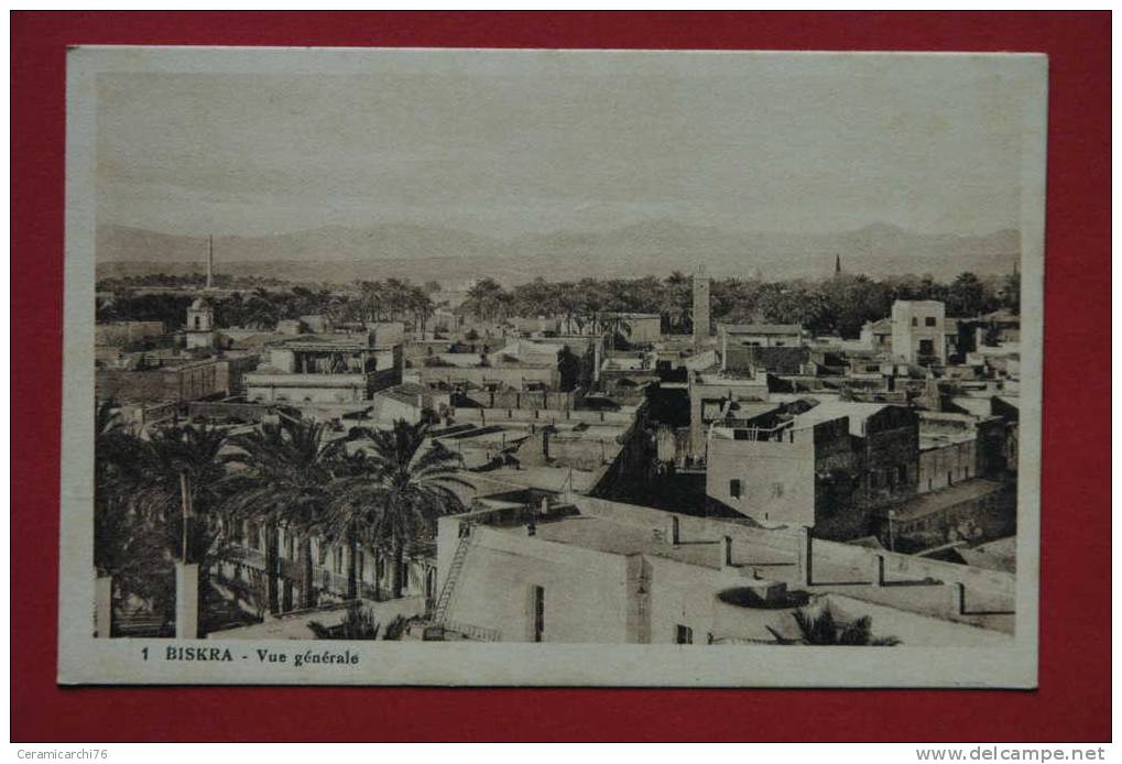 cpa Biskra Vue générale