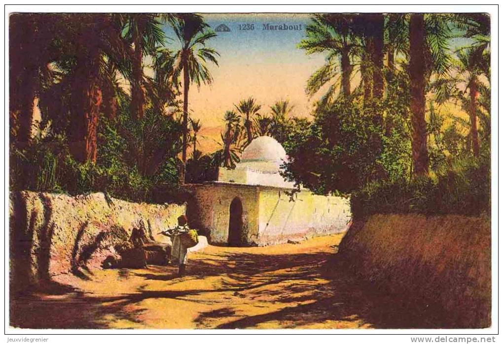 19?? - BISKRA - Marabout - Animation - SUPERBE CPA