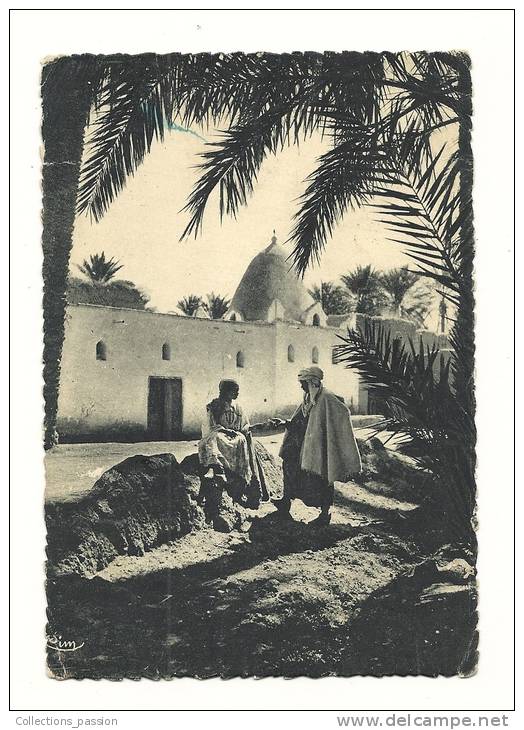 cp, Algérie, Biskra, Sidi Lhassen, voyagée 1943