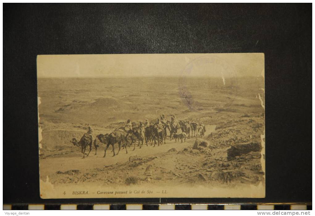BISKRA CARAVANE PASSANT LE COL DE SFA