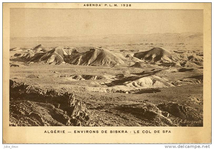 Environs de Biskra .  Col de Sfa .  BELLE HELIOGRAVURE .