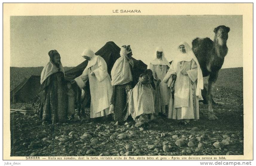 Soeurs Missionnaires .  Visite aux Nomades .  SUPERBE PHOTOGRAVURE .