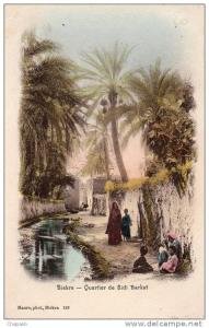 biskra quartier de sidi barkat animée