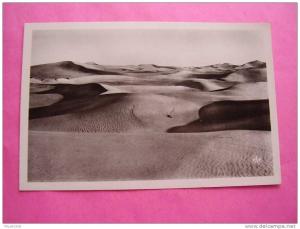 carte photo  la mer de sable à Biskra en Algérie -  Sahara ?