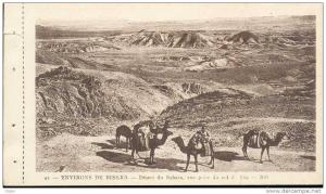 ALGERIE BISKRA DESERT DU SAHARA VUE PRISE DU COL D SFA