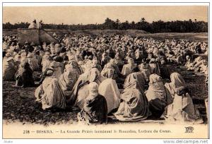 BISKRA LA GRANDE PRIERE TERMINANT LE RAMADAN LECTURE DU CORAN