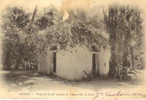 / ALGERIE - BISKRA - Propriété de M. Landon de Longueville, Le Salon