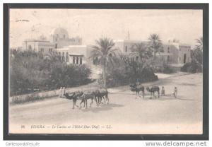CPA Biskra, Le Casino et l`Hotel Dar-Diaf, Kamele