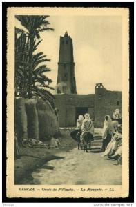 CPA AFRIQUE ALGERIE BISKRA OASIS DE FILLIACHE LA MOSQUEE  / LL