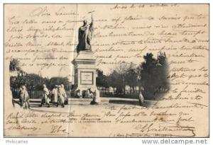 BISKRA   -   Monument du Cardinal Lavigerie  -  (1906) - dos simple