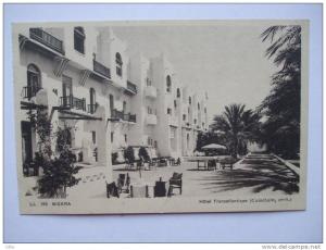 ALGERIE  - ROC -  BISKRA - HOTEL TRANSATLANTIQUE