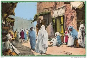 BISKRA - Une rue du vieux Biskra