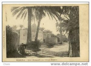 cpa en bon état-Biskra-une mosquée au vieux Biskra-coll D§m -