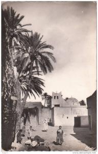 carte des années 50 de Biskra - au vieux Biskra