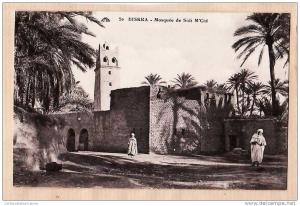 BISKRA MOSQUEE SIDI M´CID 1930s ¤ CAP 50 ¤ ALGERIE ALGERIA ALGERIEN ARGELIA ALGERIJE ¤551AA