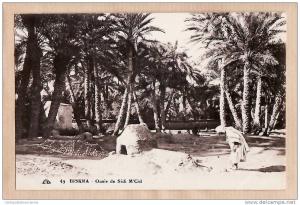 BISKRA OASIS SIDI M´CID 1930s ¤ CAP 49 ¤ ALGERIE ALGERIA ALGERIEN ARGELIA ALGERIJE ¤552AA