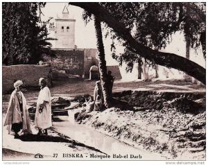 BISKRA MOSQUEE BAD el DARB 1930s ¤ CAP 37 ¤ ALGERIE ALGERIA ALGERIEN ARGELIA ALGERIJE ¤566AA