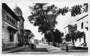 biskra la poste et l’hotel de ville LL 187 real photo cap