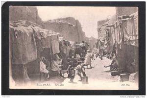 ### ALGERIE ALGERIA Sidi Okba UNE RUE BISKRA No.35 ND ALL AUCTIONS START AT 1 euro