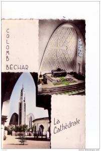 COLOMB BECHAR  -  La Cathédrale -  2 vues