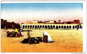 ALGERIE COLOMB BECHAR  PLACE DU MARCHE