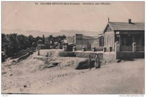 CPA COLOMB BECHAR PAVILLONS DES OFFICIERS.