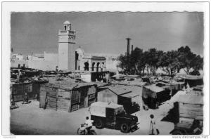 ALGERIE CPSM  COLOMB BECHAR LE MARCHE