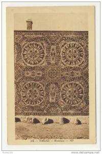 ruines romaines de timgad ( près de batna )  mosaïque