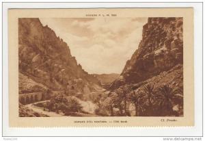 el kantara ( près de batna ) les gorges  côté nord