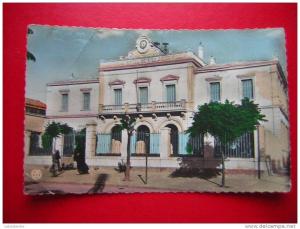 CPSM-ALGERIE-BATNA -L'HOTEL DE VILLE -3 PHOTOS DE LA CARTE