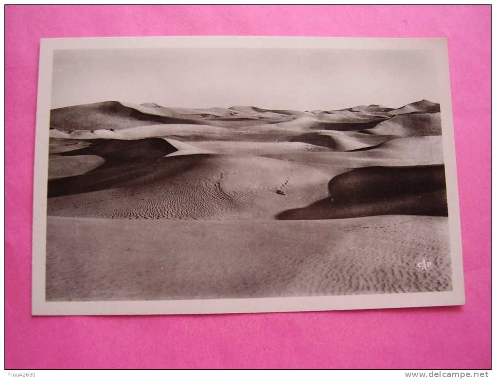 carte photo  la mer de sable à Biskra en Algérie -  Sahara ?