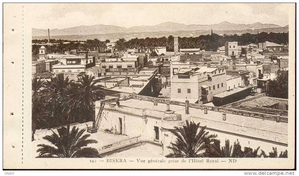 ALGERIE BISKRA VUE GENERALE PRISE DE L'HOTEL ROYAL
