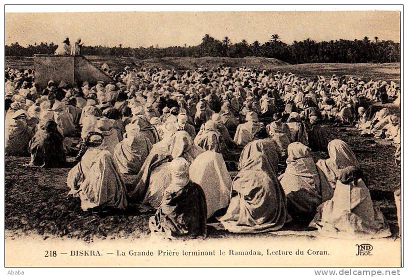 BISKRA LA GRANDE PRIERE TERMINANT LE RAMADAN LECTURE DU CORAN