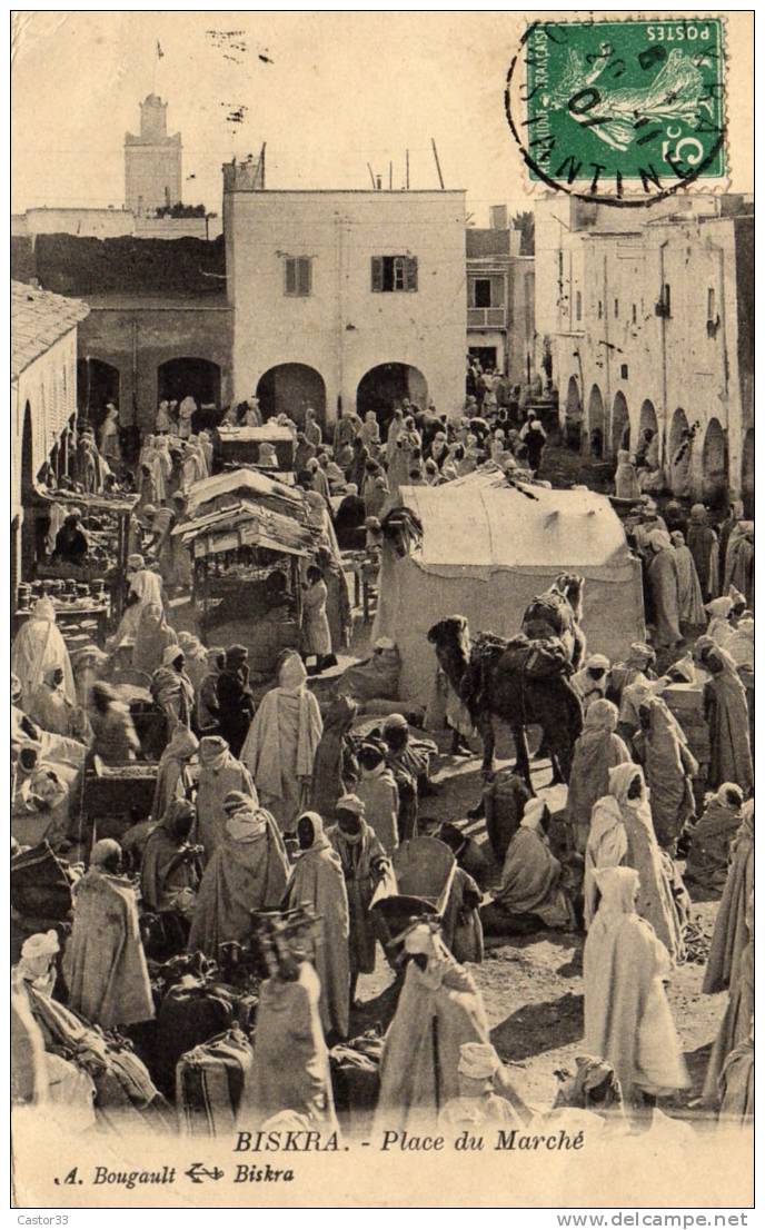 Biskra . place du marché