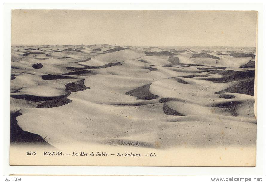Biskra - La Mer de Sable - Au Sahara - LL n° 6512