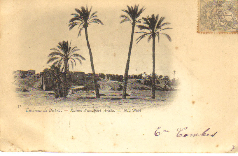 / ALGERIE - BISKRA - Ruines d´un Fort Arabe