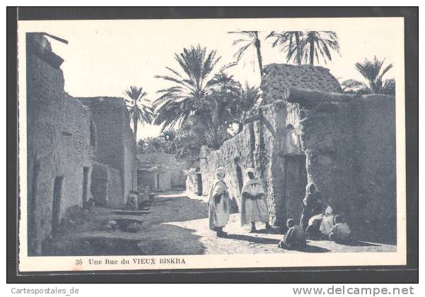 CPA Biskra, Une Rue du Vieux
