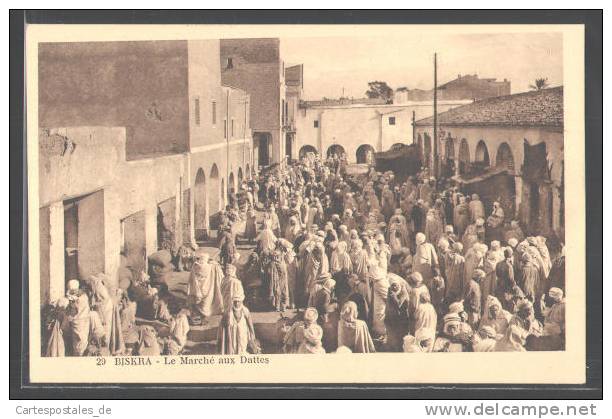 CPA Biskra, Le Marche aux Dattes