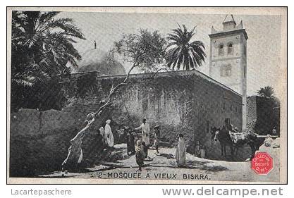 E75 BISKRA MOSQUEE A VIEUX BISKRA BISCUITS OLIBET