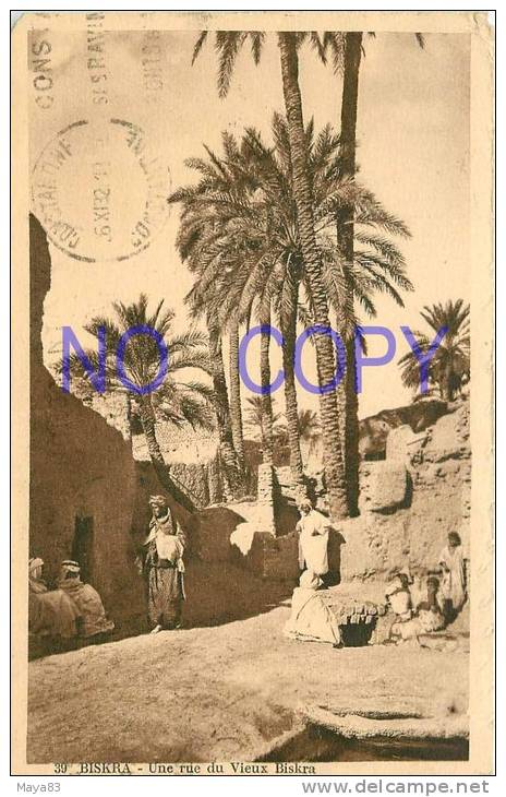 BISKRA UNE RUE DU VIEUX BISKRA