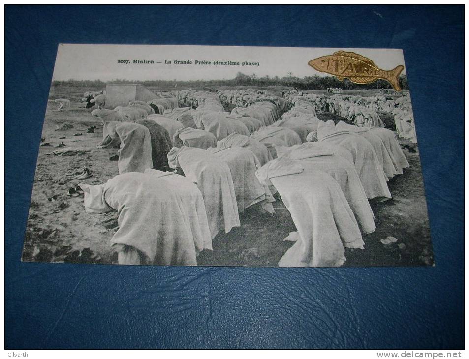 Biskra - La Grande Prière (deuxième phase) - Poisson 1er Avril  - Coll. Idéale PS 1007 - écrite - L100