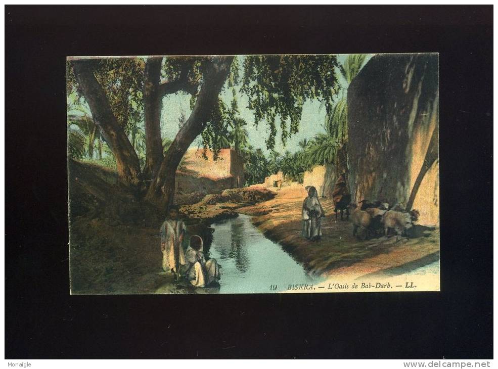 CPA ALGERIE  BISKRA L OASIS DE BAB DARB LL