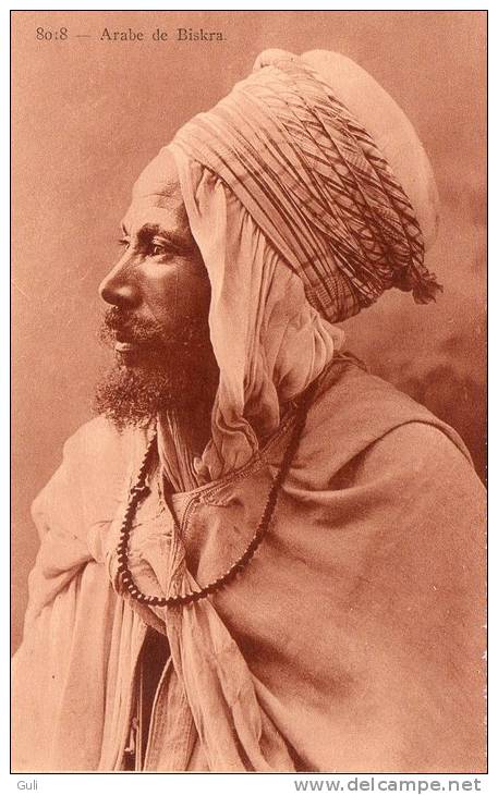 Algérie -Arabe de BISKRA (a)(homme-mode costume- Editions Adia 8018) * PRIX FIXE