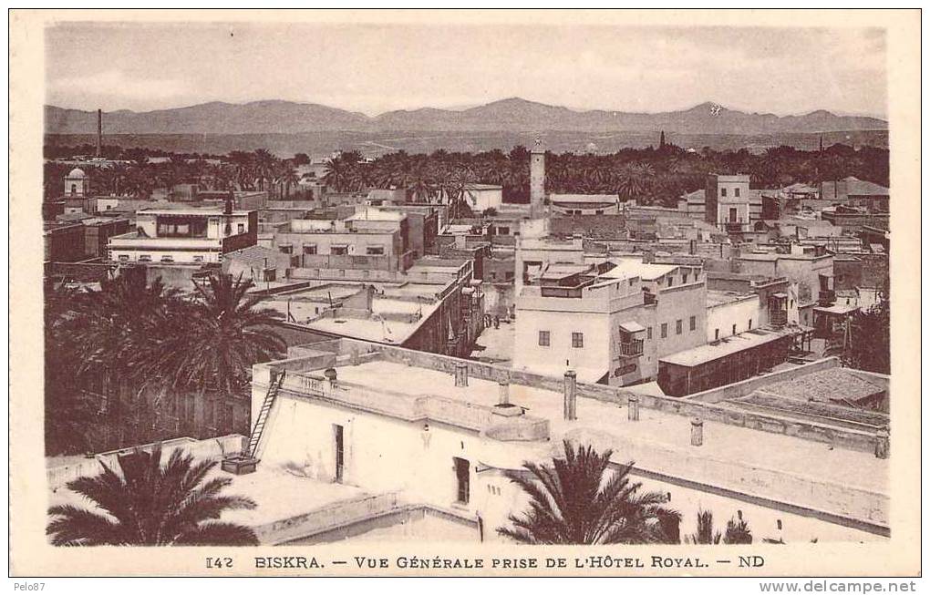 CPA   Biskra Vue générale prise de l'hotel royal    E132