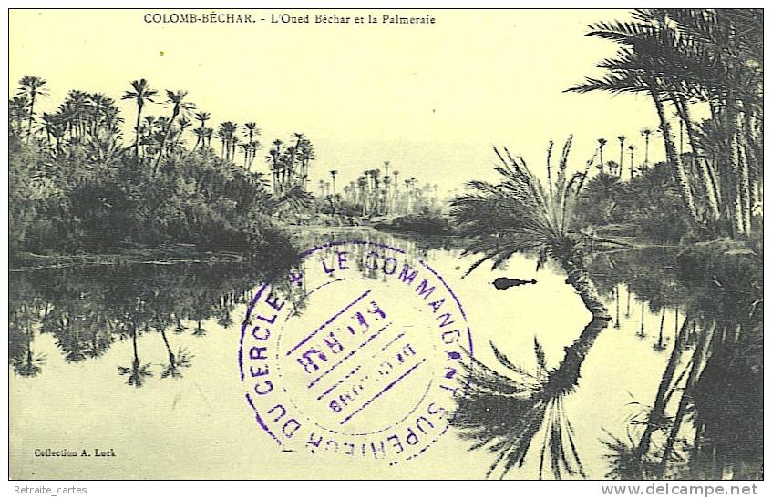 Algerie - Colomb-Béchar - L´Oued Béchar et la Palmeraie - Beau Plan