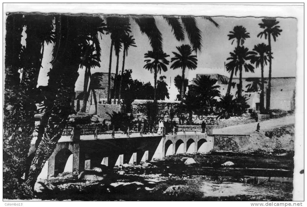 ALGERIE CPSM  COLOMB BECHAR LE PONT MIRASOLI ET DEB DABA