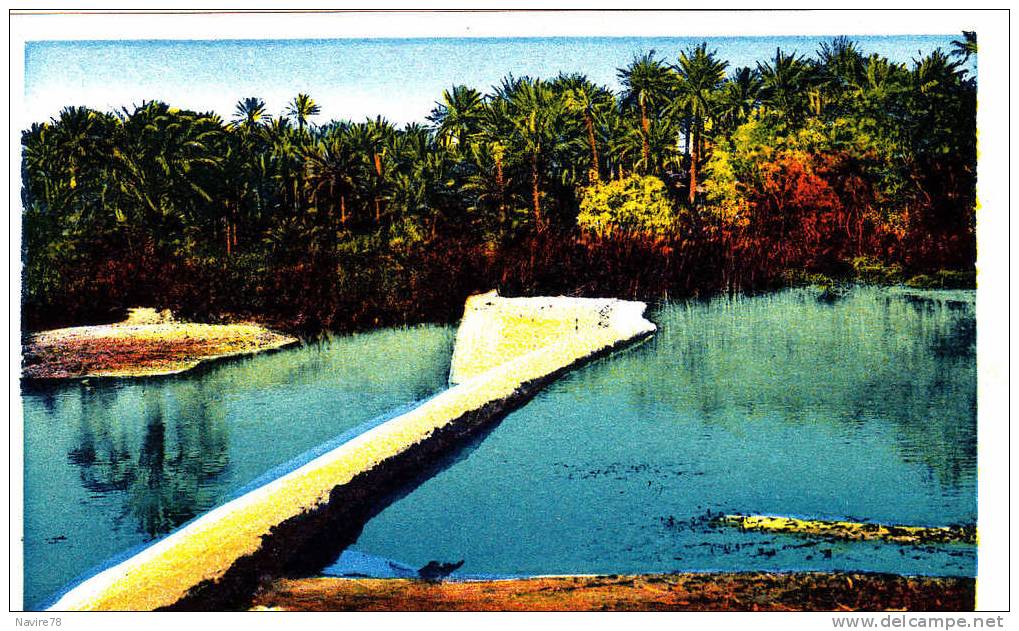 ALGERIE COLOMB BECHAR  LE BARRAGE