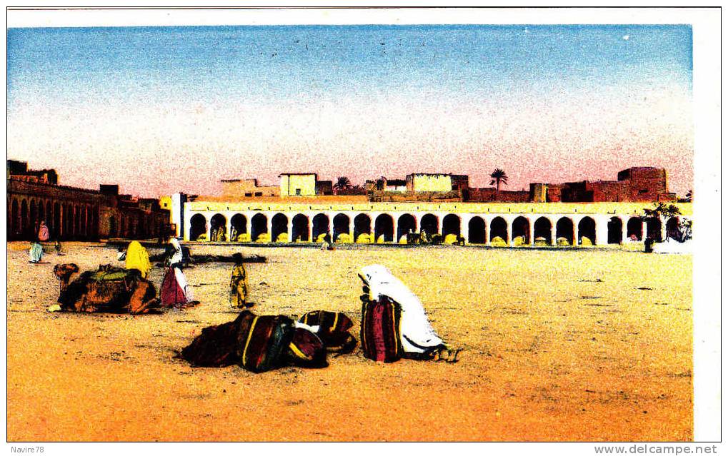 ALGERIE COLOMB BECHAR  PLACE DU MARCHE