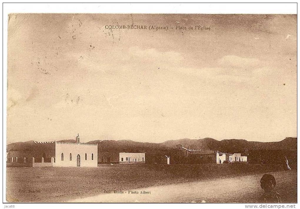 COLOMB BECHAR ALGERIE PLACE DE L EGLISE